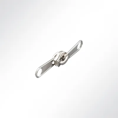 Produktbild von Lysel® Doppelschieber CT08 vernickelt für Spiralreißverschluss Zipper (10 Stück)