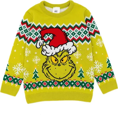 Obrázek produktu pro Grinch - Dětský svetr - vánoční design NS7343 (146-152) (zelený)