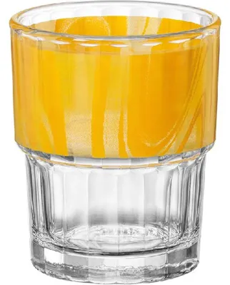 Produktbild von Natura Yellow Lyon Optique Tumbler 20,5cl stapelbar - 12 Stück