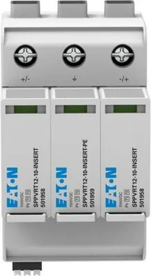 Produktbild von Eaton Ü-ABLEITER STECKB. 1000VDC T12 (SPPVRT12-10-2+PE-AX)