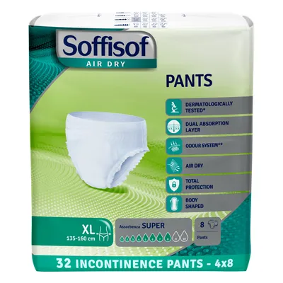 Zdjęcie produktu dla Soffisof Pants Air Dry Pull-up super XL 4X8 szt
