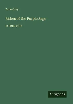 Produktbild von Riders of the Purple Sage