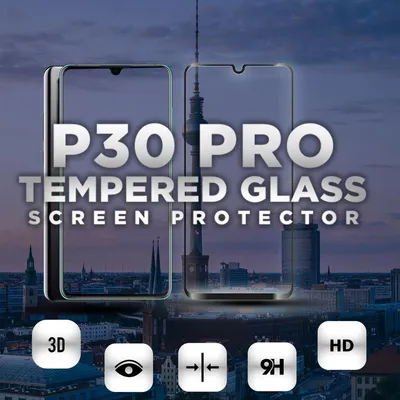 Obrázek produktu pro 1-balení Huawei P30 Pro Ochranné sklo na displej - Tvrzené sklo 9H - Super kvalita 3D