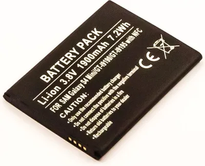 Produktbild von Akku für SAMSUNG GALAXY S4 MINI ersetzt B500BU, B500BE mit NFC