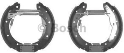 Produktbild von Bosch Bremsbackensatz Hinterachse 0 204 114 631