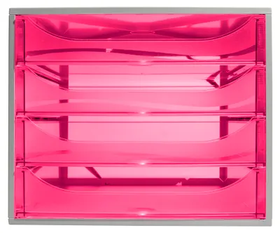 Obrázek produktu pro Exacompta ECOBOX 4 zásuvky malina 348x284x234mm DIN A4