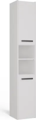 Obrázok produktu pre raumhirsch: Komoda do kúpeľne – Skrinka do kúpeľne – Vnútorné police – Rozmery: 30 x 30 x 170 cm
