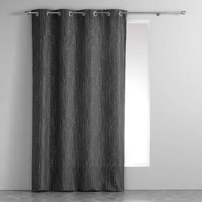 Image de Rideau a oeillets Filliane 140 x 260 cm anthracite