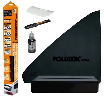 Immagine prodotto di FOLIATEC BLACKNIGHT REFLEX Pellicola colorata superscura con protezione termica, 76 x 300 cm