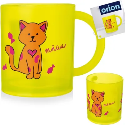 Produktbild von Orion Kinderbecher Trinkbecher Becher Tasse für Kinder Katze 260 ml