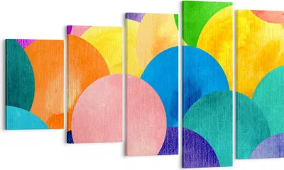 Produktbild von Bild auf Leinwand - Leinwandbild - Abstraktion modern - 100x60cm - Wand Bild - Wanddeko - Leinwanddruck - Bilder - Kunstdruck - Wanddekoration - Leinwand bilder - Wandkunst - EG100x60-3794
