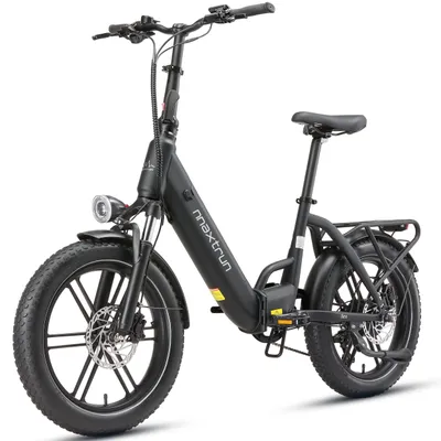 Produktbild von Draixcor LLEX E-Bike Klapprad 20 Zoll, 250W Heckmotor, 691Wh Akku, 100 km Reichweite, Drehmomentsensor, Shimano 7-Gang, Hydraulikbremsen, Schwarz
