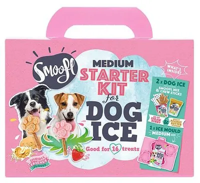 Produktbild von Fressnapf Smoofl Hundeeis-Starterkit mit Eis-Mix und Eisform für schnelle Zubereitung