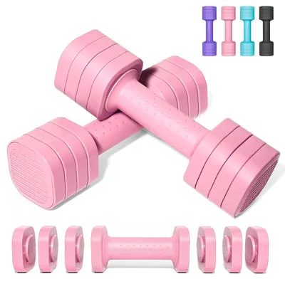 Image de Omgoods - Ensemble de haltères réglables de 4,5 kg pour l'entraînement à domicile