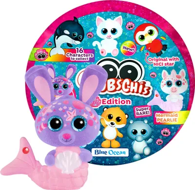 Produktbild von Blue Ocean Glubschis Sammelfiguren Muschel Serie 4 - Glubschi Glitzer - Figur Shellina (selten)