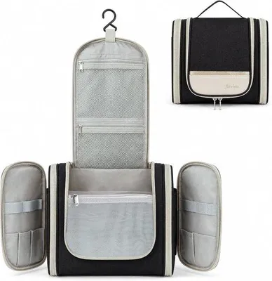 Produktbild von Damen-Kosmetiktasche, groß, hängende Kosmetiktasche, für Reisen, Damen-Kosmetiktasche, Mädchen-Kosmetiktasche
