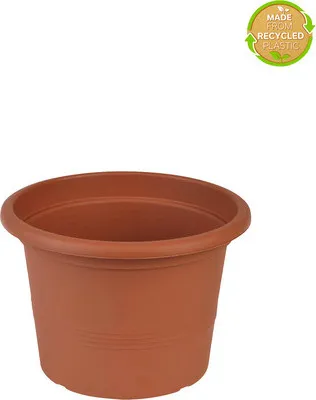 Produktbild von Pflanztopf Campanula Kunststoff Ø 23 cm H 16,6 cm terracotta