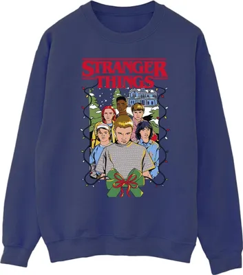 Image de Netflix - Sweat-shirt pour homme "Stranger Things" BI45062 (S) (Bleu marine)