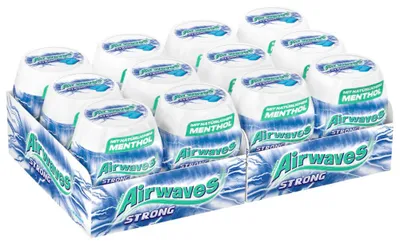 Produktbild von AIRWAVES STRONG Dose (2x6)x50 Dragees - 12 Dosen (SK)
