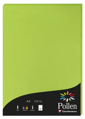 Produktbild von Clairefontaine 24301C, A4 (210 x 297 mm), Mintfarbe, A4 (210 x 297 mm), Papier, 120 g/m²,