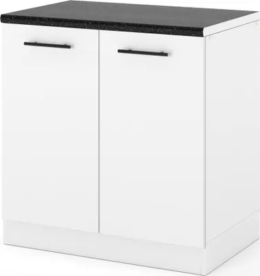 Zdjęcie produktu dla Szafka Kuchenna Stojąca Z Blatem Modułowa 80Cm Spremium Biały Mat