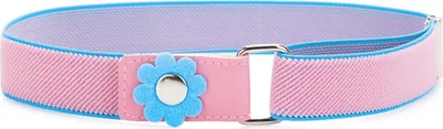 Image de Ceinture élastique pour fille Ladeheid, 1 à 6 ans, 34 à 65 cm, P15K (rose/bleu)