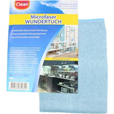 Obrázok produktu pre CLEAN 254005112 Zázračná utierka z mikrovlákna - 30 x 30 cm , svetlomodrá