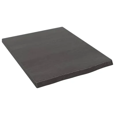Immagine prodotto di Piano lavabo vidaXL, marrone scuro, 40x50x2 cm, legno massello trattato