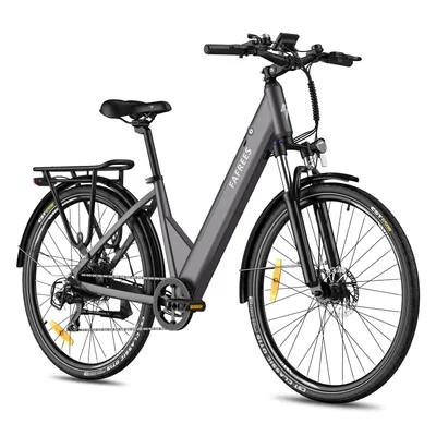Produktbild von E Bike 27,5 Zoll Pedelec, Rostfreie Aluminiumlegierung 36 V 15 Ah 540 Wh bis zu 90 - 110 km, Wasserdicht IP54, E- Fahrrad mit 7 Gang und App, Grau