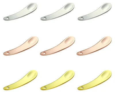 Obrázek produktu pro 9kusové balení kovových špachtlí na make-up, opakovaně použitelné mini aplikátory na pleťové krémy, kosmetické produkty pro míchání krémů na péči o pleť, lotionů, hydratačních krémů, očních krémů a pleťových masek