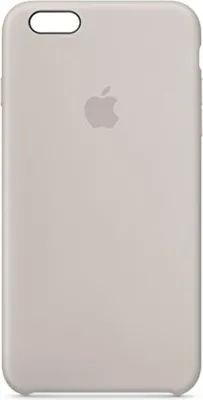 Image de Apple Silicone Backcover voor Apple iPhone 6(s) Plus - Stone