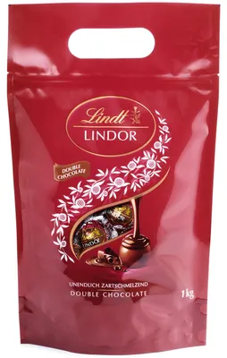 Produktbild von Lindt Lindor Kugeln Vollmilch Double Chocolate 1kg