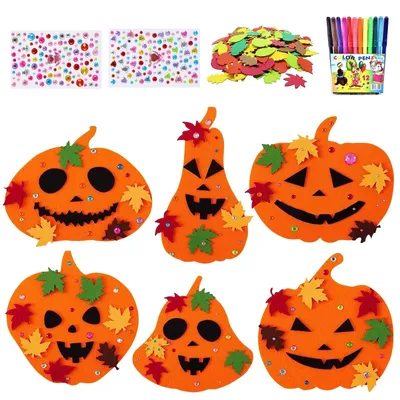 Produktbild von Halloween-Bastelset für Kinder, 76 Teile