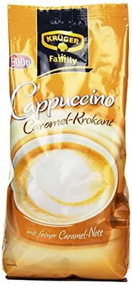 Image de Krüger, Croquant au caramel Cappuccino, avec une fine note de caramel 500g, paquet de 5