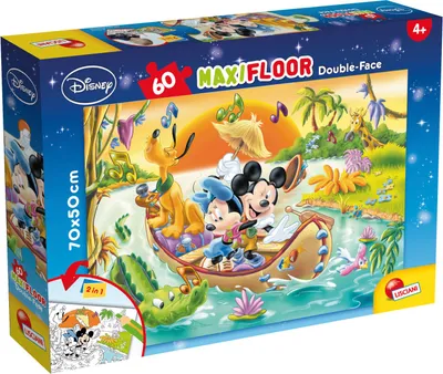 Image de Maxi Puzzle double face 60 Mickey Mouse