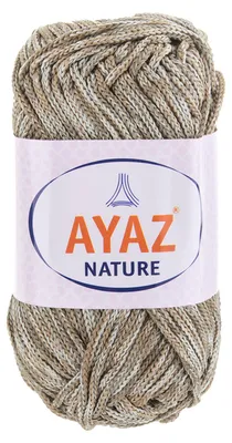 100g Strick-Garn Nature Strickwolle Häkelgarn Makramegarn, khaki grau