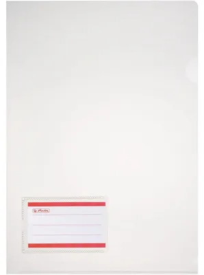 Produktbild von Herlitz 10913804, A4, Polypropylen (PP), Transparent, Landschaftsportrait, 10 Stück(e)