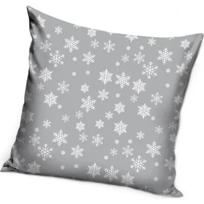 Produktbild von Weihnachtsdecke Schneeflocken 40x40 cm