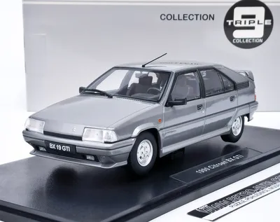 Obrázek produktu pro Citroën BX GTI (1990) silver metallic/ black interior Triple9 1:18