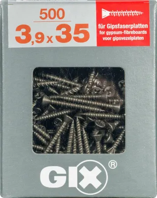 Produktbild von SPAX 4791170390358, Schraube, Stahl, Faserplatte, Flachkopf, PH (Phillips), Schwarz
