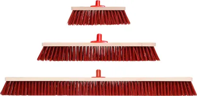 Produktbild von 3 x Straßenbesen Werkstatt Besen Industriebesen 100 / 60 / 30 cm