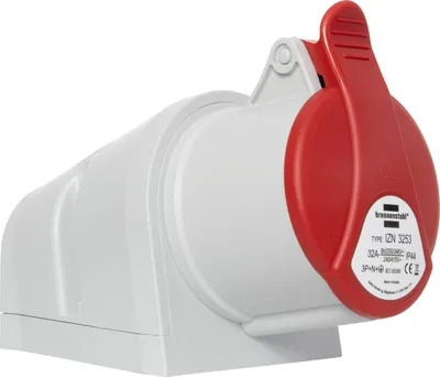 Immagine prodotto di Presa a muro Brennenstuhl CEE a 5 poli, 400 V/32 A, IP44, per uso esterno