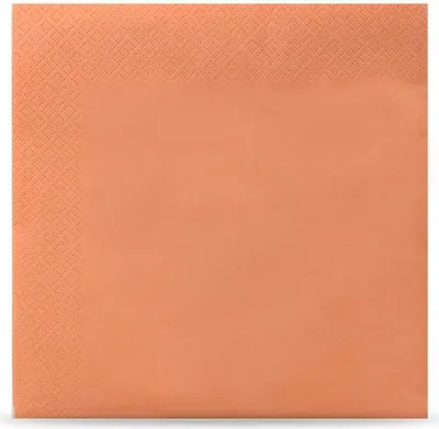 Produktbild von Servietten Funny - 2-lagig - 1/4-Falz - 40 x 40 cm - 1400 Tafelservietten apricot