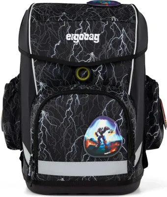 Produktbild von Ergobag Cubo Light Schulranzen Set (6-tlg.) Super Reflektbär