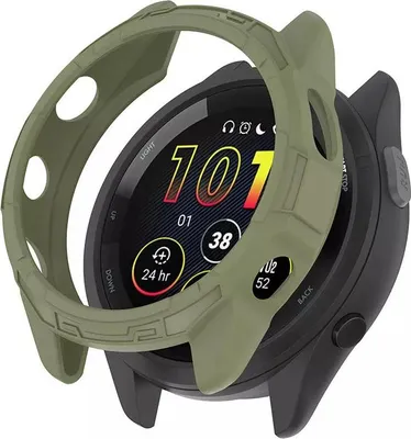 Produktbild von Strap-it Rugged TPU case - Schutzhülle passend für den Garmin Forerunner 265 (grün)