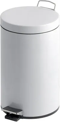 Produktbild von Tritt-Mülleimer 12 Liter - Weiß