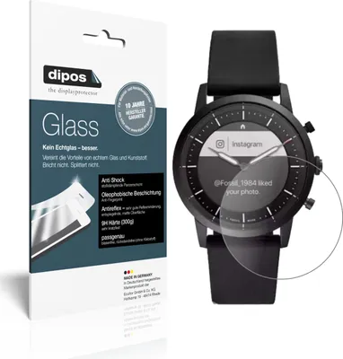 Produktbild von 1x Schutzfolie für Fossil Hybrid HR matt - Anti-Shock 9H Folie dipos Glass Kunststoffglas