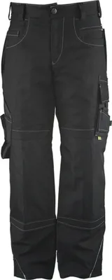 Produktbild von JOB Stretch-Bundhose schwarz mit Kniepolstertaschen 60