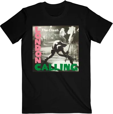 Obrázok produktu pre The Clash - tričko "London Calling" pre mužov/dámy Uni RO326 (S) (čierna)
