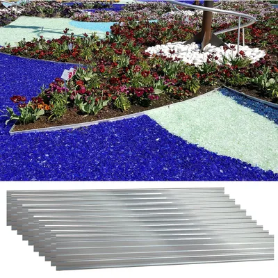 Produktbild von 10Set Green Universe Rasenkanten 10cm x 200cm (20m) | Beeteinfassung | Beetumrandung | Beetbegrenzungen